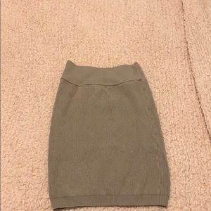 Mini bodycon skirt